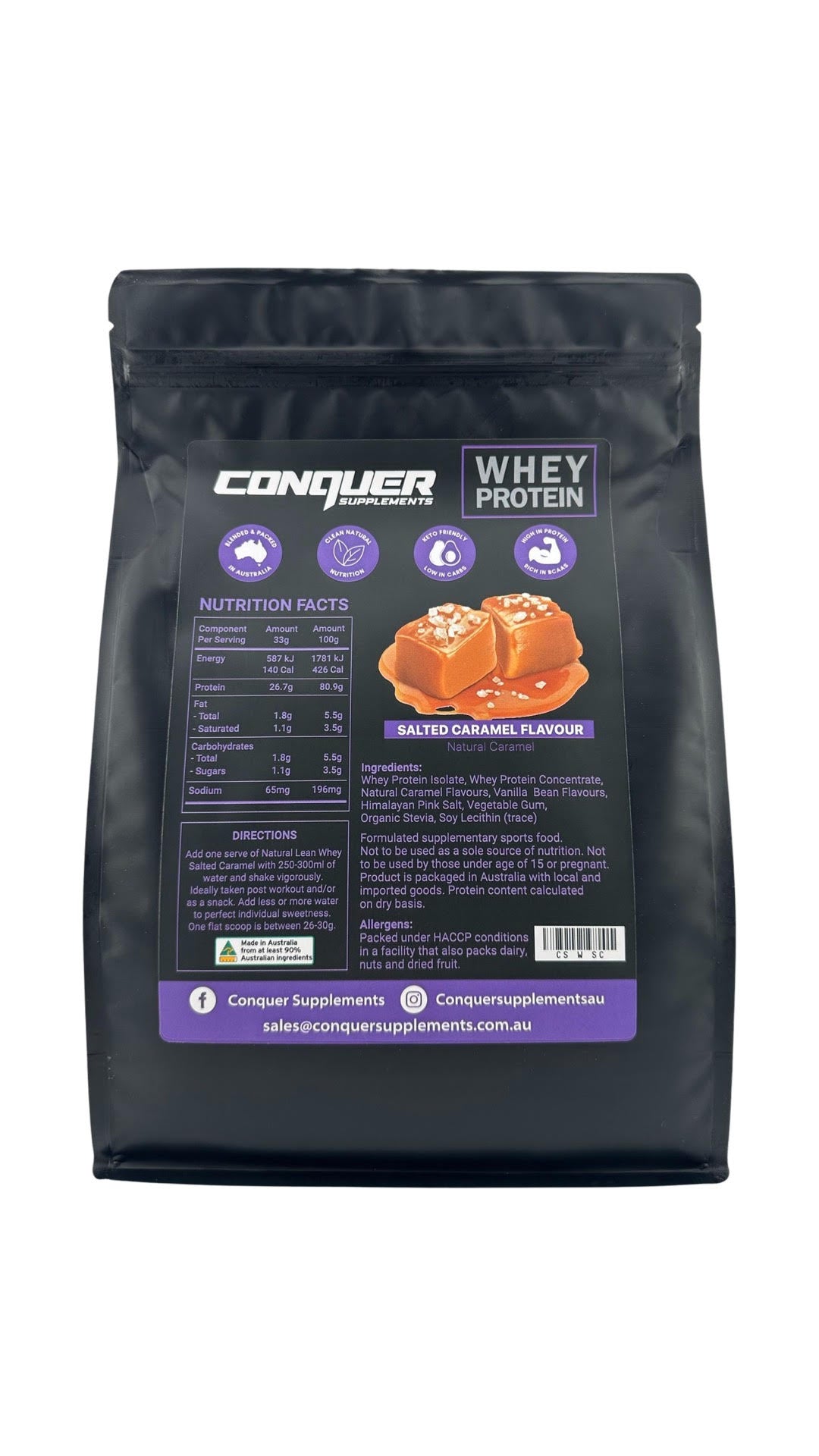 Support Recovery Whey Protein - Salted Caramel