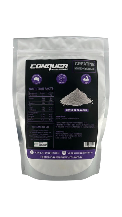 100% Pure Creatine Monohydrate - Natural Flavour