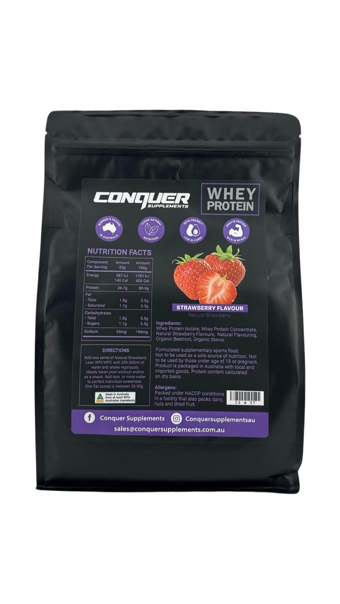 Support Recovery Whey Protein - Strawberry